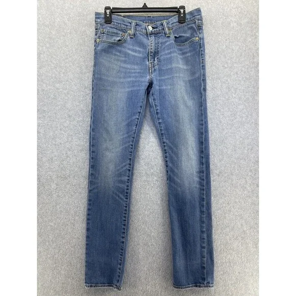 Levi's Men's Medium Wash Blue Denim Jeans Size 32x32 Tapered - Picture 1 of 12